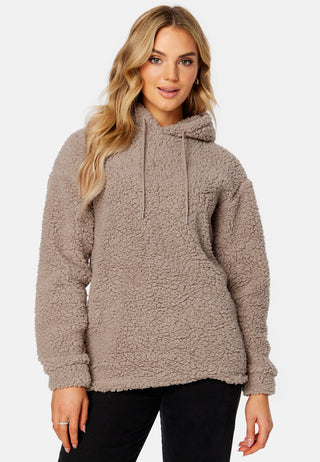 Una fluffy teddy hoodie
