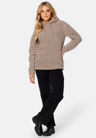 Una fluffy teddy hoodie