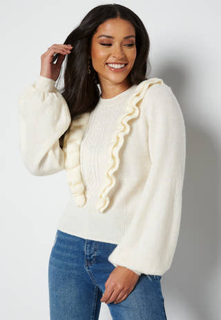 Vada flounce sweater