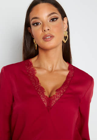 Vallie lace blouse