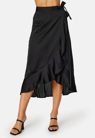 Villima satin skirt