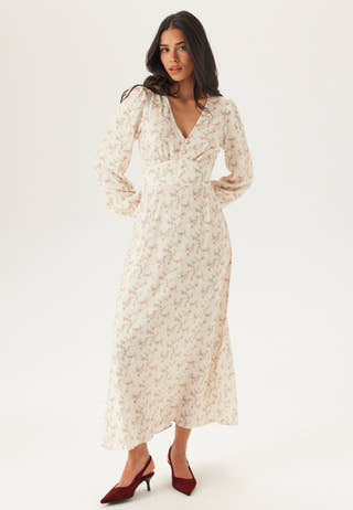 Viscose V-neck Maxi Dress