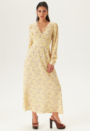 Viscose V-neck Maxi Dress