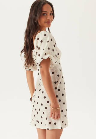 Volume Sleeve Mini Dress