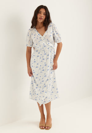 Wrap Frill Dress