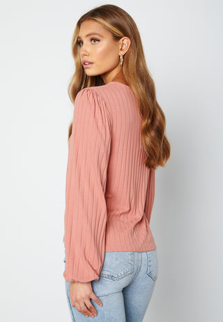 Harper rib top