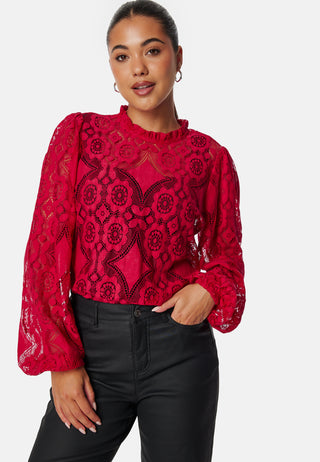 Lace L/S Blouse