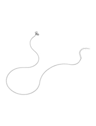 Cloé Tennisnecklace Steel