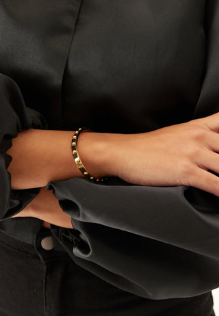 Fiona Dot Bangle Gold