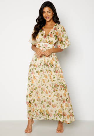 Chiffon Open Back Dress