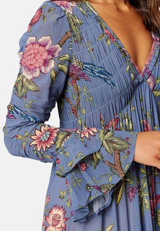Drapy Georgette Maxi Dress