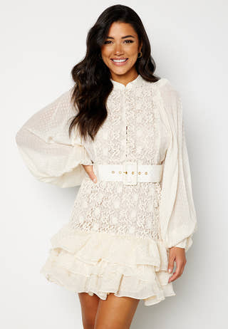 Lace Crochet Mini Dress