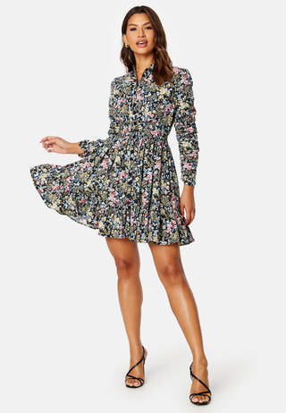 Structured Cotton Mini Dress