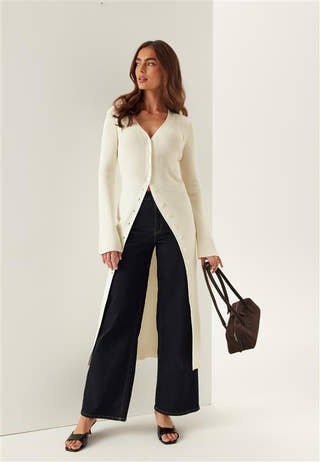 Knitted Cardigan Dress