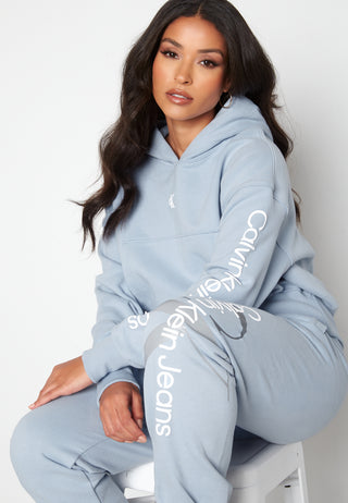 Back Two Tone Monogram Hoodie