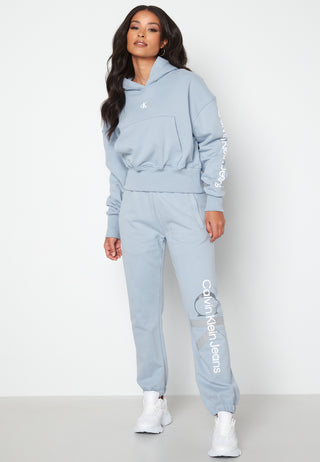 Back Two Tone Monogram Hoodie