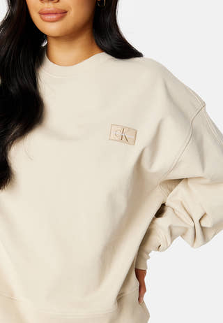 Badge Oversized Crew Neck