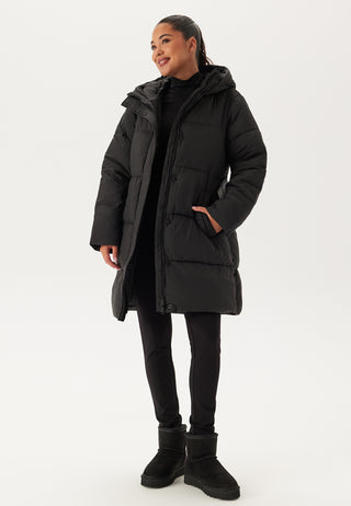 Logo Belt Long Puffer
