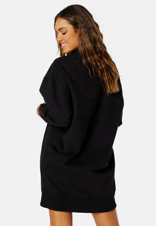 Micro Monologo Mock Neck Dress