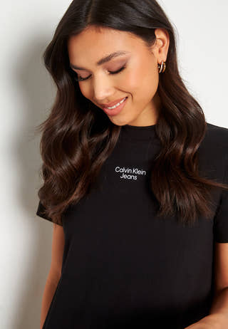 Stacked Logo T-Shirt Dress
