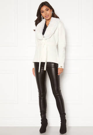 Arina heavy knit wrap jacket