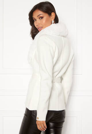 Arina heavy knit wrap jacket