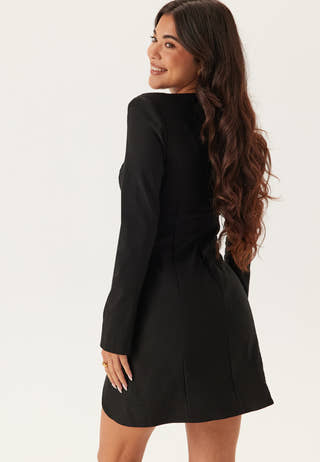 Buttoned Sculpting Dress