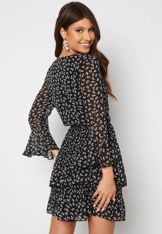Carlotta flounce dress