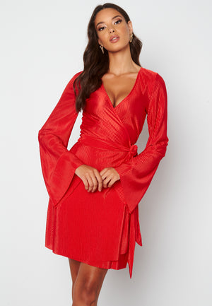 Poppy plissé dress