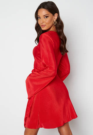 Poppy plissé dress