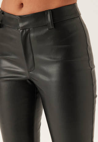PU Bootcut Trousers