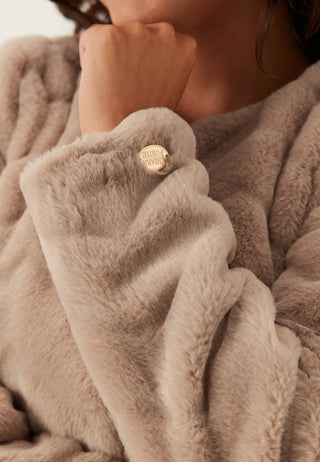 Short Party Faux Fur Jacket