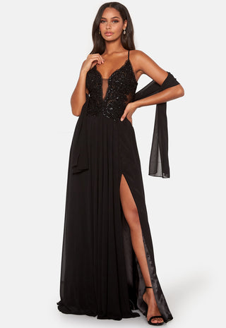 Embellished Prom Dress