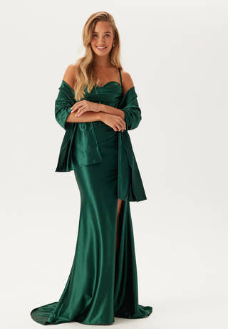 Satin Evening Dress