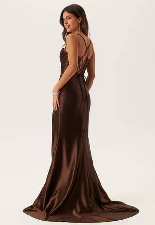 Satin Evening Dress