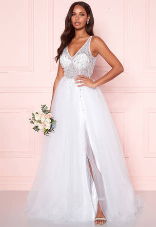 Sparkling Tulle Wedding Dress