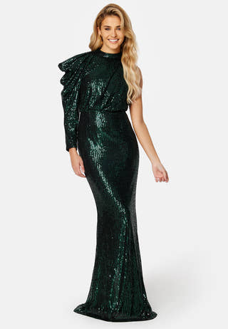 Lily One Shoulder Sequin Dress