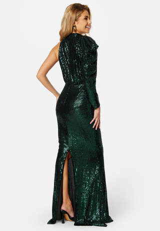 Lily One Shoulder Sequin Dress