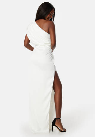Luna Satin One Shoulder Dress
