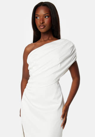 Luna Satin One Shoulder Dress
