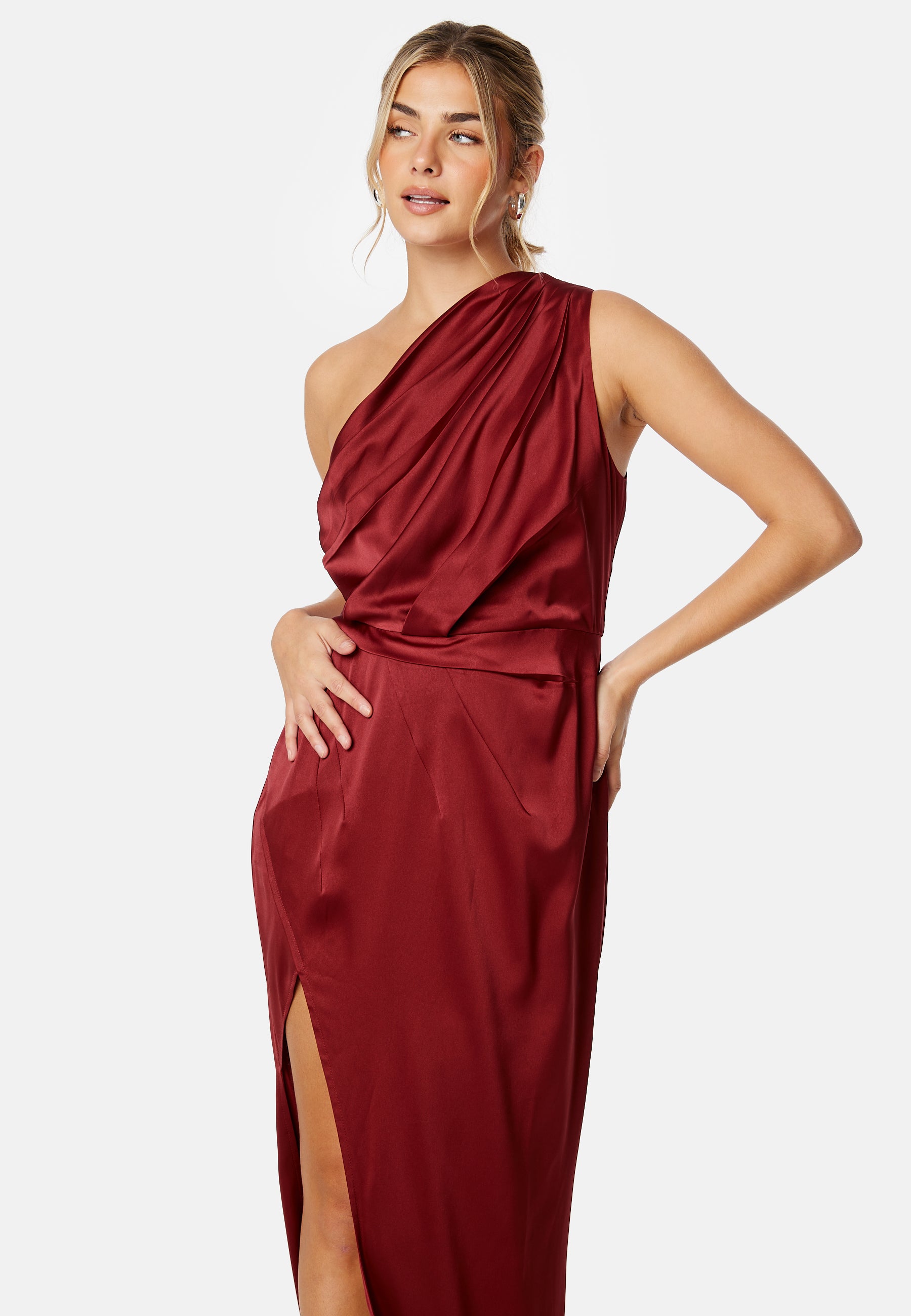elle zeitoune one shoulder dress Our Tabitha Teal one shoulder maxi Tap to Shop #ellezeitoune