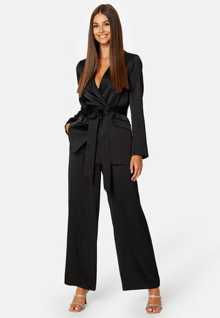 Alora Satin Wide Leg Pant