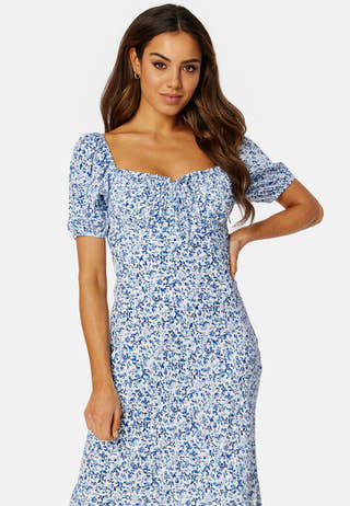 Lorelai Ruched Front Midi Dress