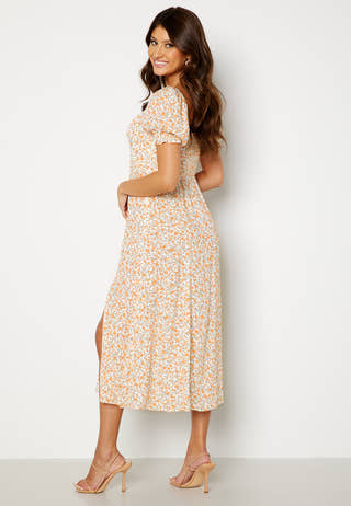 Mariah Lace Up Midi Dress