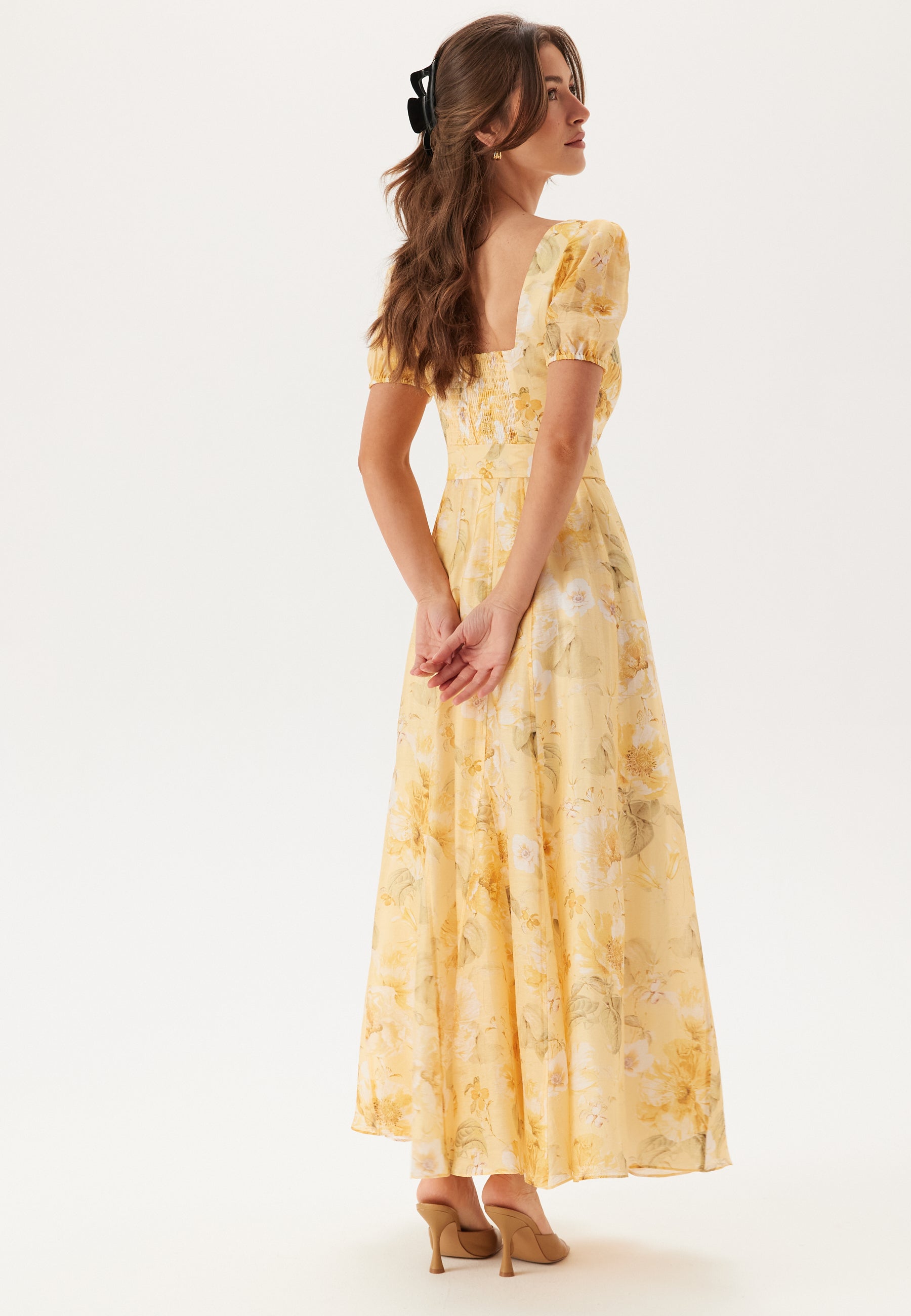 Forever new – Marigold Panel Midi Dress – campaign-outlet – Yellow / Floral