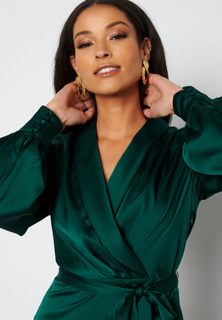 Mikayla Satin Mini Dress