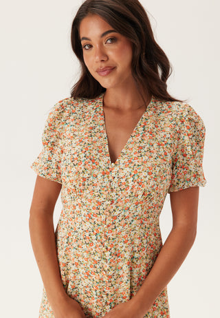 Safira Printed Midi Sun Dress