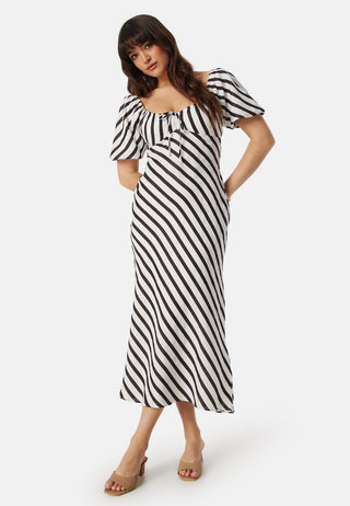 Stripe Midi Dress