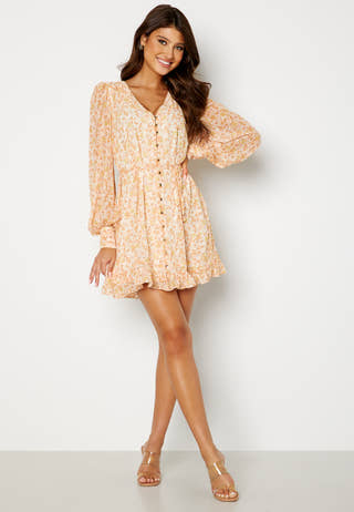 Teagan Tie Waist Skater Mini Dress