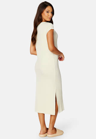 Detail Slit Jersey Dress